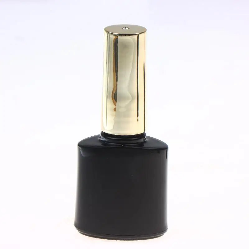 5ml Empty Nail Polish Bottle with Brush | Refillable Black Nail Polish Bottle QXL Gold