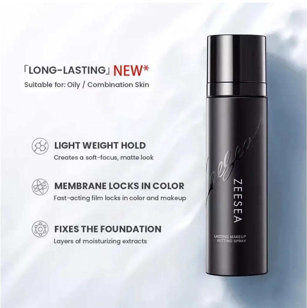 ZEESEA Milky Way Matte Makeup Setting Spray | Oil Control 100ml Makeup Setting Spray QXL 01 Long-lasting
