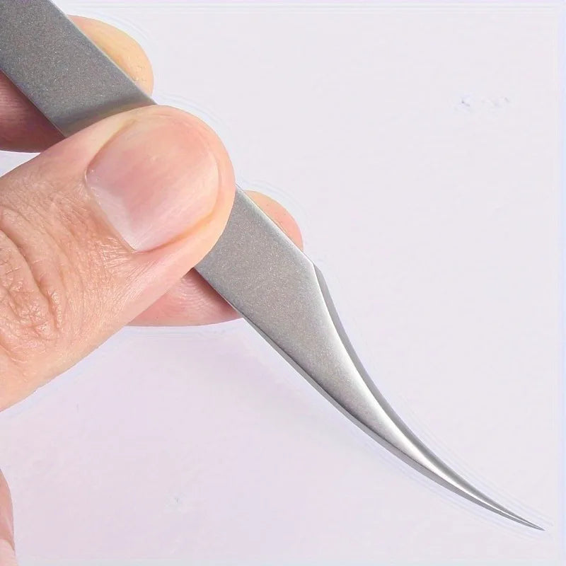 Stainless Steel Dolphin Clip Eyelash Tweezer | Precision Tool Eyelash Tweezer QXL