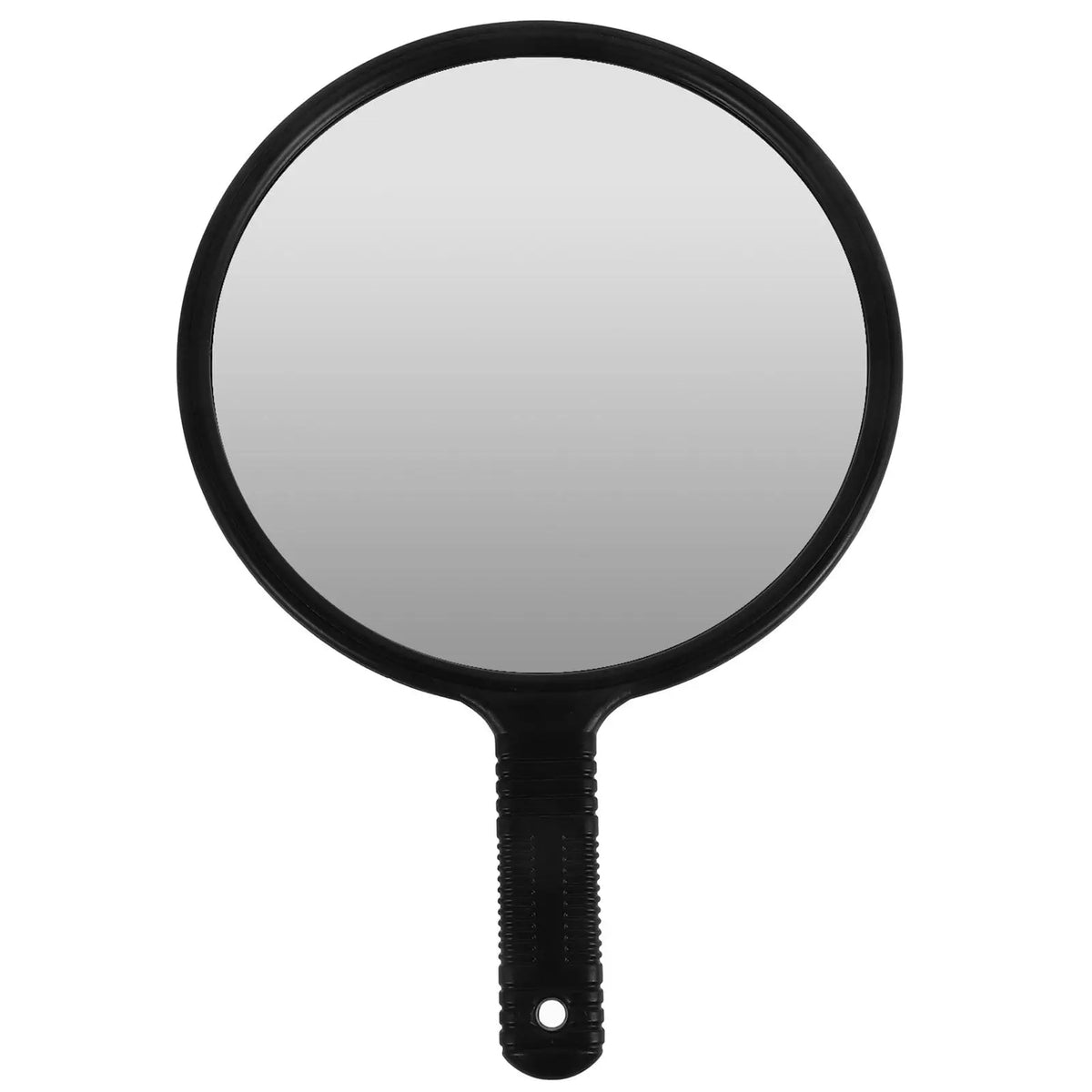 Large Round Salon Hand Mirror with Handle | Barber & Hair Salon Hand Mirror QXL
