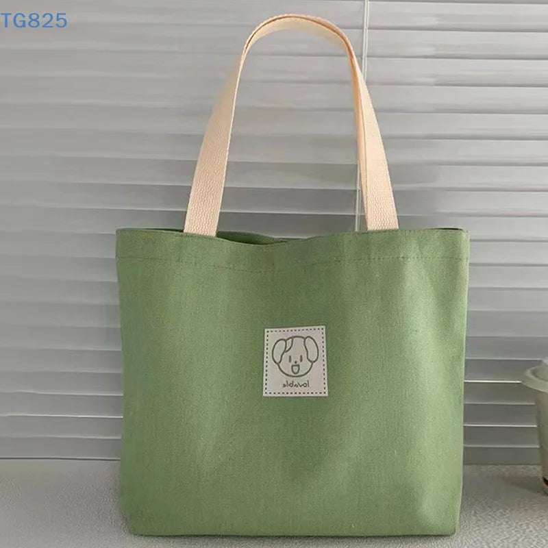 Women's Large Canvas Tote Bag – Casual Shoulder Handbag Canvas Tote Bag QXL