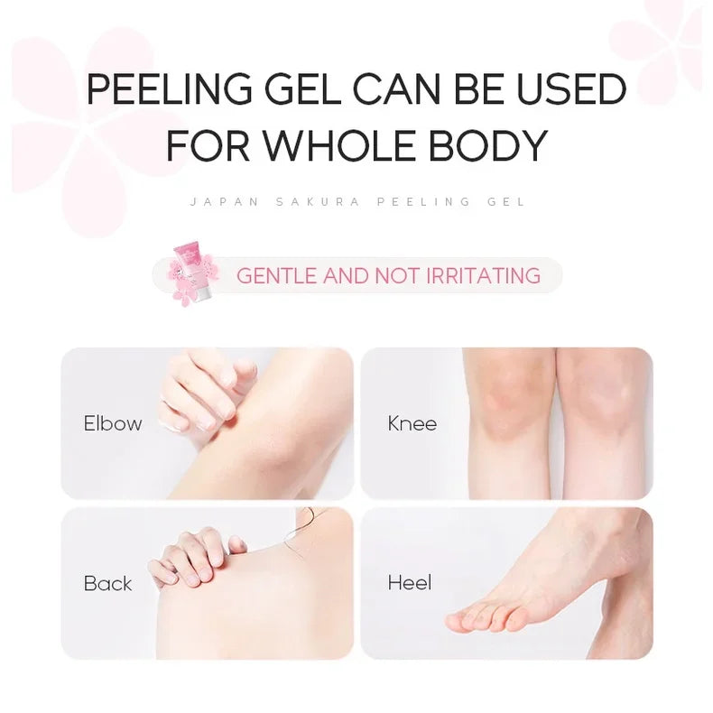 LAIKOU Sakura Peeling Gel Facial Exfoliator 60g Facial Peeling Gel QXL