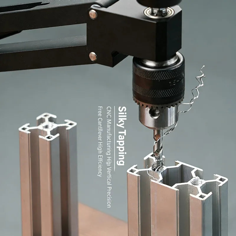 Cantilever Tapping Support Arm | CNC Aluminum Alloy Bracket Tapping Support Arm QXL