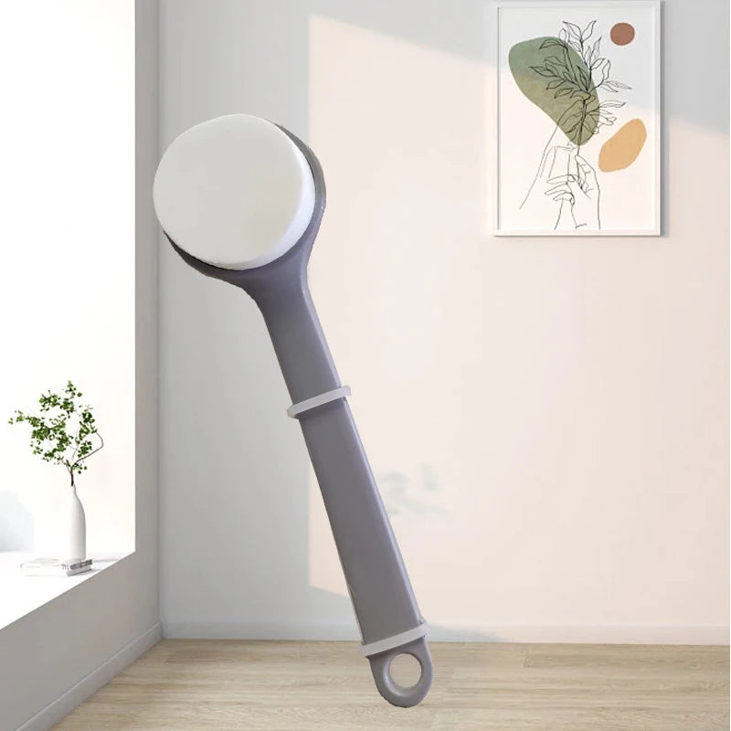 Long Handle Back Lotion & Sunscreen Applicator Brush Body Lotion Applicator QXL Gray