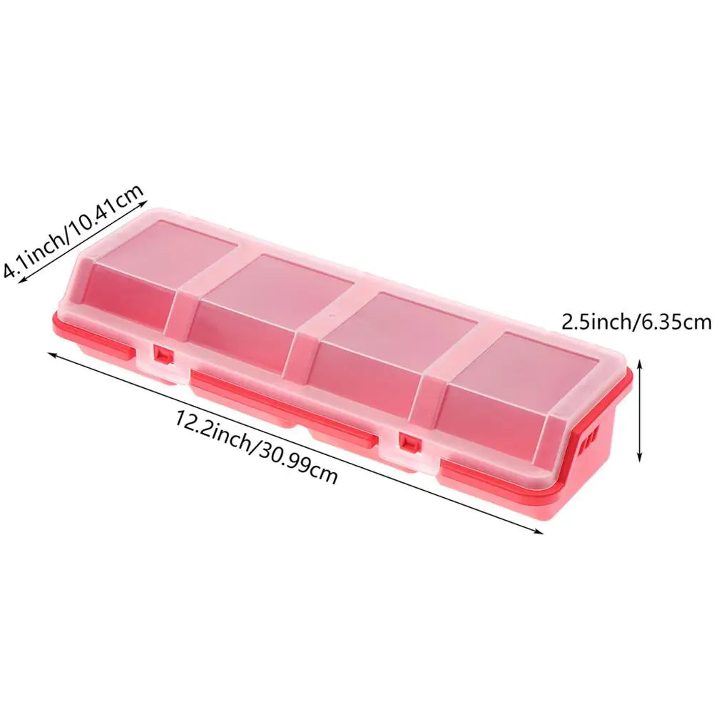 Multi-Compartment Plastic Storage Box for Screws & Hardware Parts Storage Box QXL