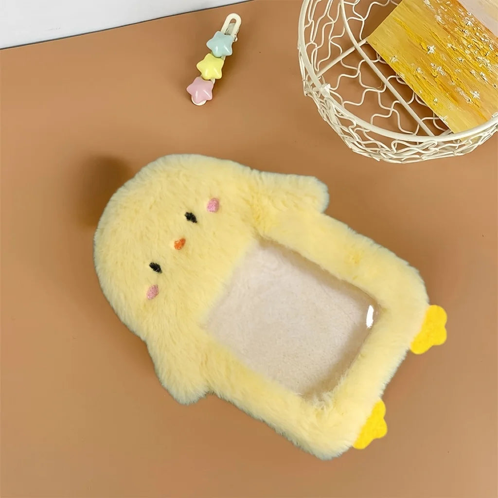 Plush Animal Card Holder | Furry ID & Bus Pass Case Bag Charm Card Holder Charm QXL