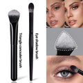 KOSSHOW Triangle Concealer & Eyeshadow Brush Set – 2 Piece Makeup Brush Set QXL Default Title