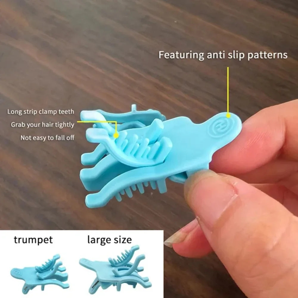 10-Pack Men's Reusable Perm Clips | Hair Curl Styling Clamps Perm Styling Clips QXL
