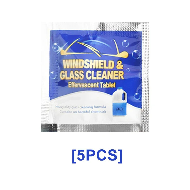 Car Windshield Cleaner Tablets | Concentrated Wiper Fluid Windshield Cleaner Tablets QXL 5PCS