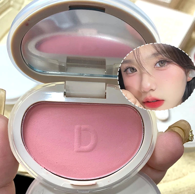 Monochrome Blush Powder | Highlighter & Natural Glow Finish Blush Setting Powder QXL