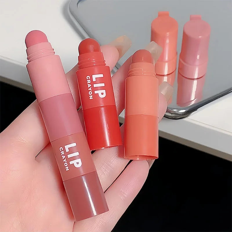 4-Piece Matte Crayon Lipstick Set | Waterproof Velvet Lip Tint Matte Crayon Lipstick QXL