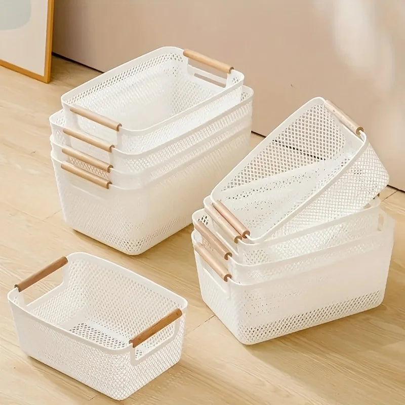 Hollow Plastic Storage Basket | Kitchen, Bathroom & Bedside Storage Basket QXL