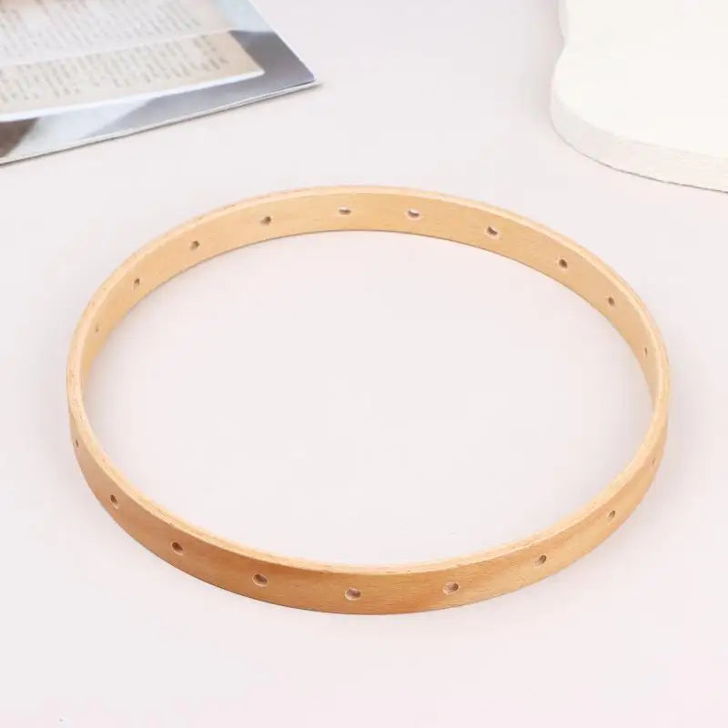 Wooden Weaving Loom Hoops 20cm & 30cm | DIY Craft Frame Weaving Loom Hoop QXL