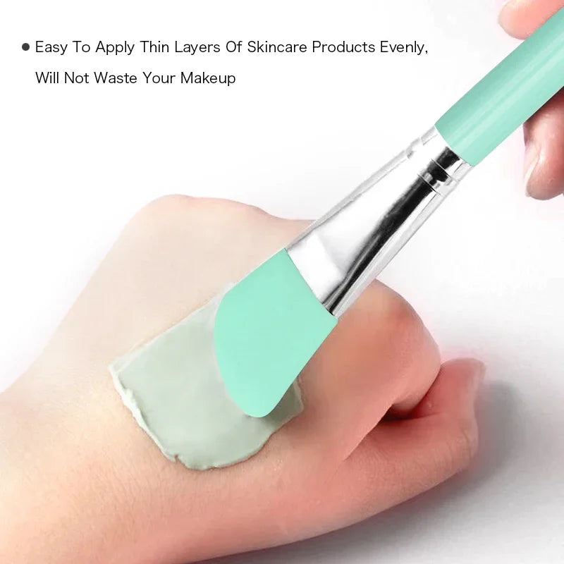 Fireflies 6-Pc Silicone Face Mask Brush Set | Cream & Makeup Silicone Mask Brush QXL