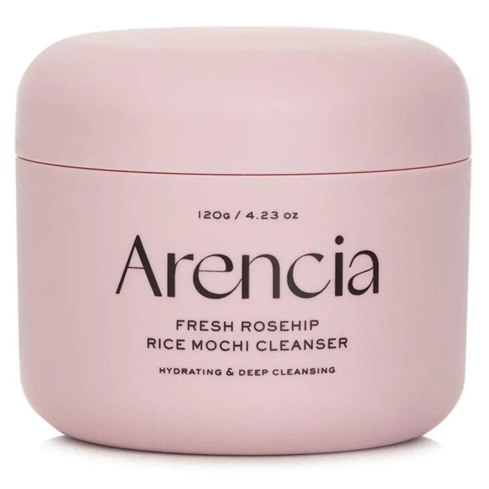 Arencia Rice Mochi Facial Cleanser 120g | Gentle Deep Cleanse Facial Cleanser QXL pink