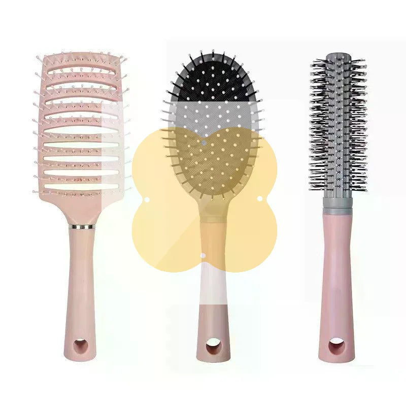 Anti-Static Cushion Hair Brush – Scalp Massage & All Hair Types Cushion Hair Brush QXL