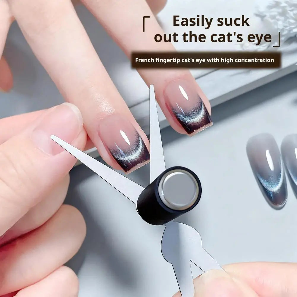 2-in-1 Cat Eye Nail Magnet Stick | French Manicure Tool Nail Magnet Stick QXL