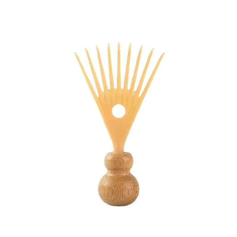 Handheld Scalp Massager & Head Scratcher | Bamboo & Plastic Scalp Massager QXL 1pc
