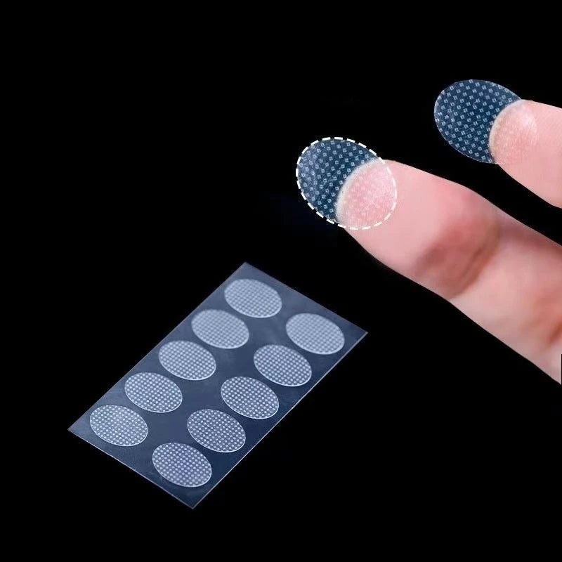 100-Pack Clear Invisible Ear Lobe Support Tape for Earrings Ear Lobe Support Tape QXL