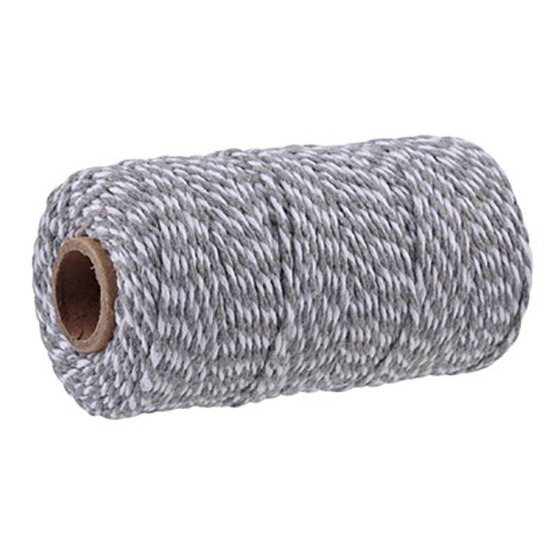 2mm Cotton Butcher's Twine | Meat Trussing String 100m Butcher's Twine QXL Gray