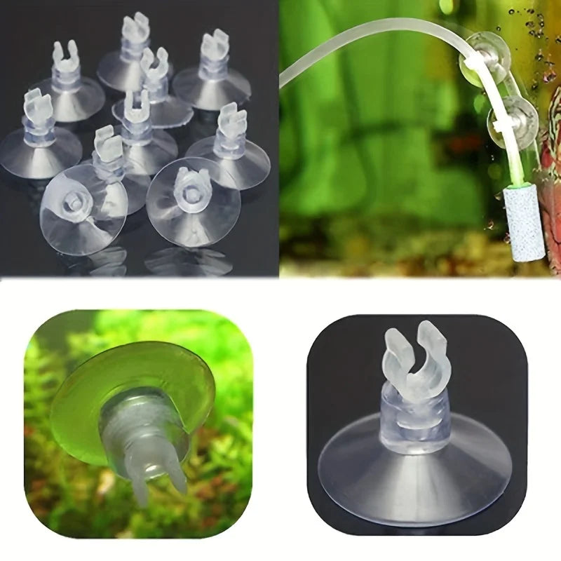 5-Pack Aquarium Suction Cups for Air Pump Tube | Fish Tank Aquarium Suction Cups QXL
