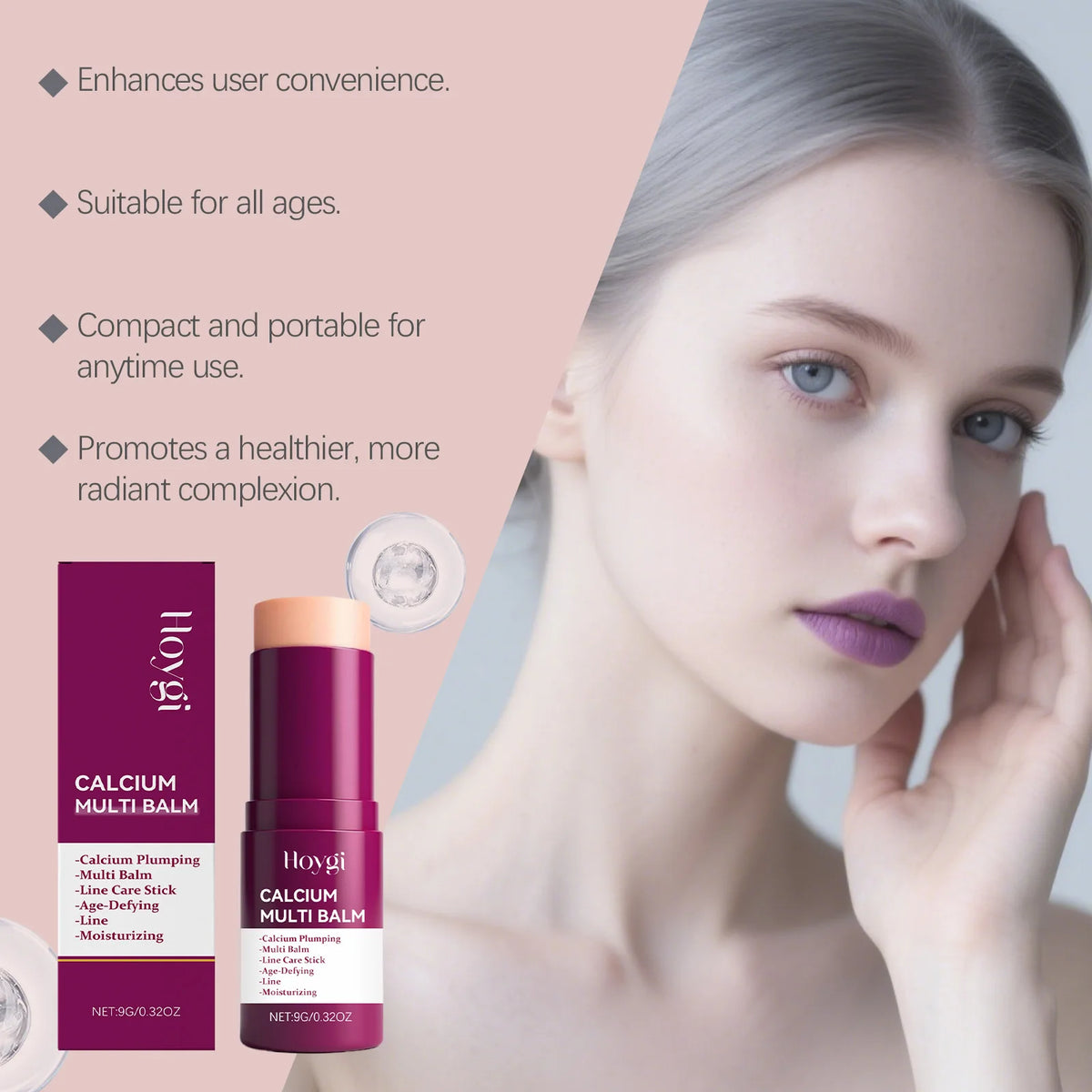 OceAura Calcium Multi Balm Stick | K-Beauty Moisturizer Moisturizing Balm Stick QXL