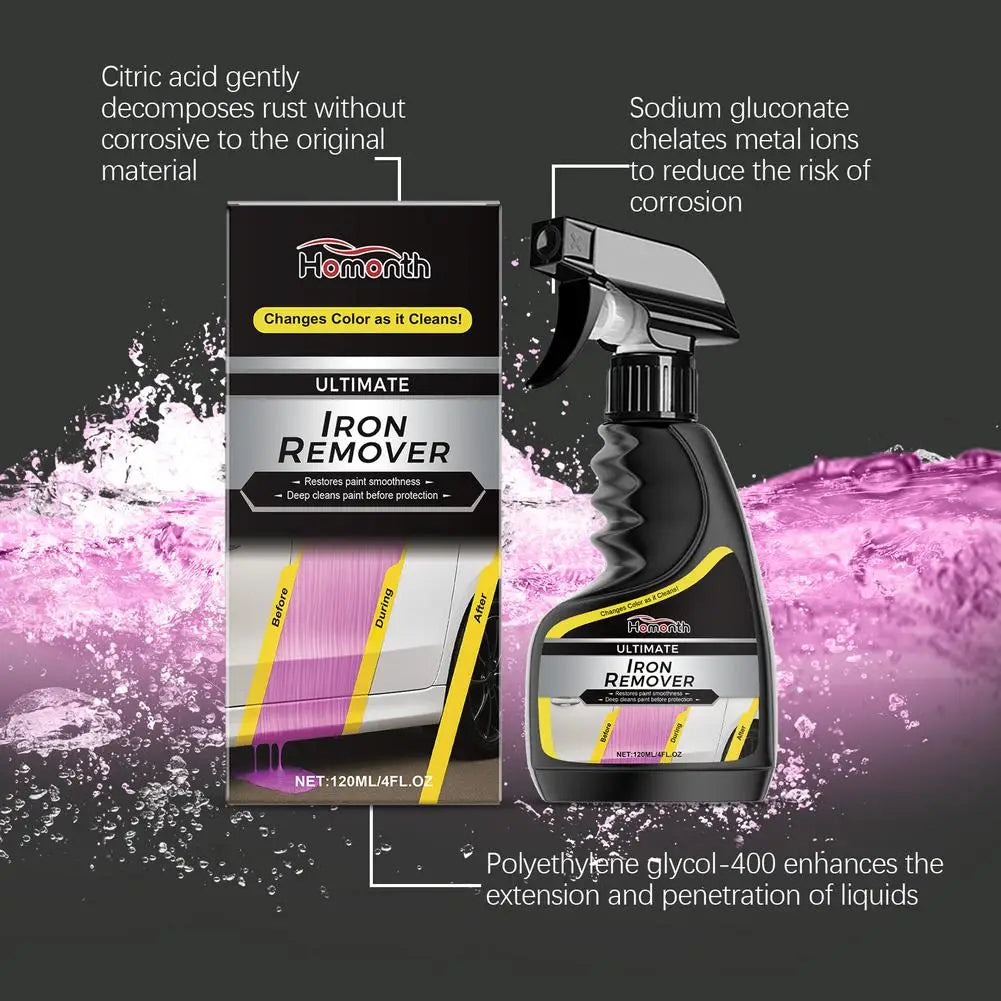 Heavy-Duty Rust Remover Spray for Metal, Tools & Cars 120ml Rust Remover Spray QXL