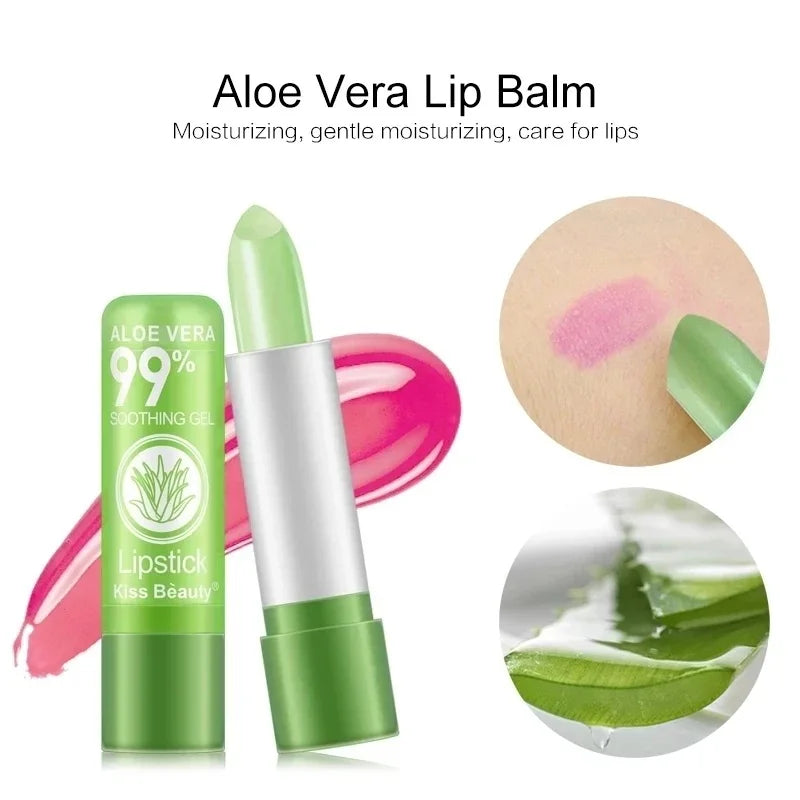 12-Pack Color-Changing Aloe Vera Tinted Lip Balm Set | 3.5g Tinted Lip Balm Set QXL