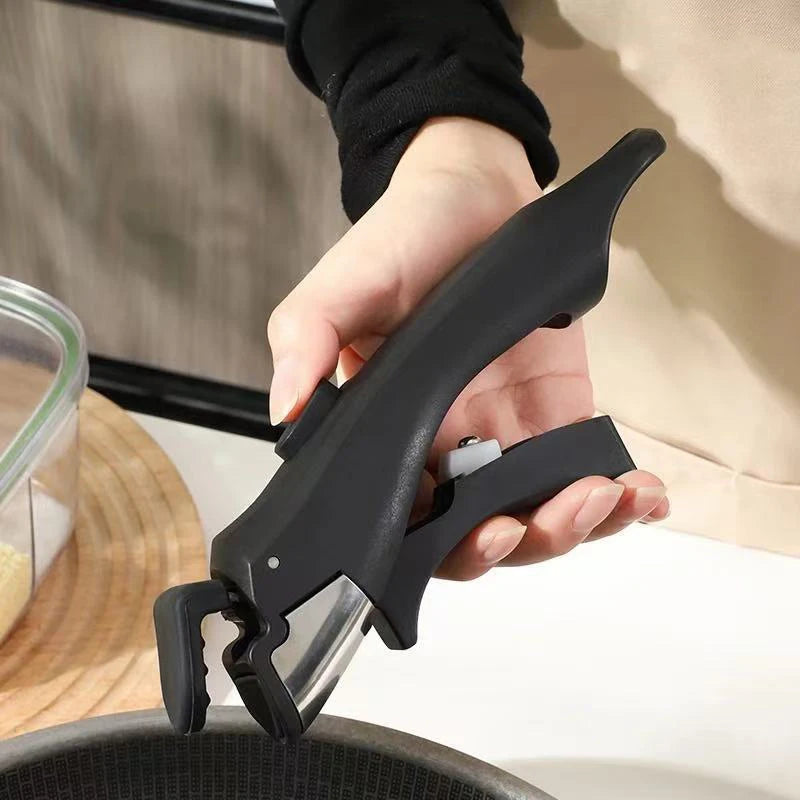 19cm Universal Detachable Pot Handle | Replacement Cookware Grip Cookware Handle QXL Black