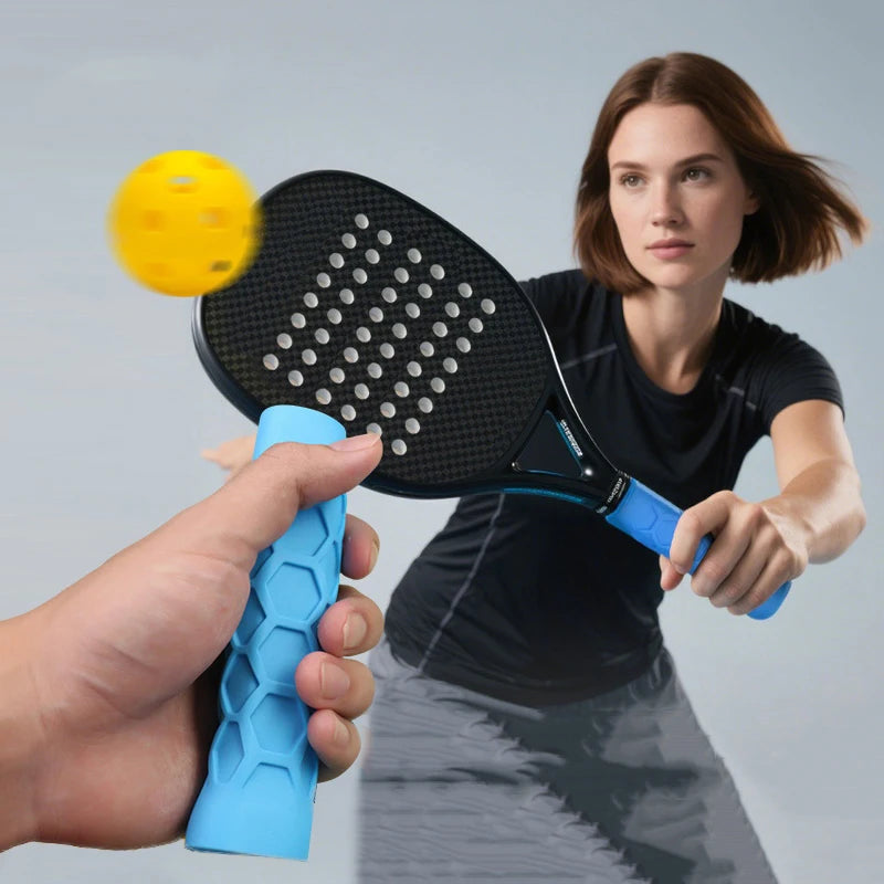 Silicone Racket Grip Sleeve – Anti-Slip Handle Cover Racket Grip Sleeve QXL