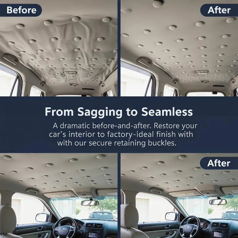 Car Headliner Repair Clips 10-Pack | Ceiling Sagging Fix Kit Headliner Repair Clips QXL