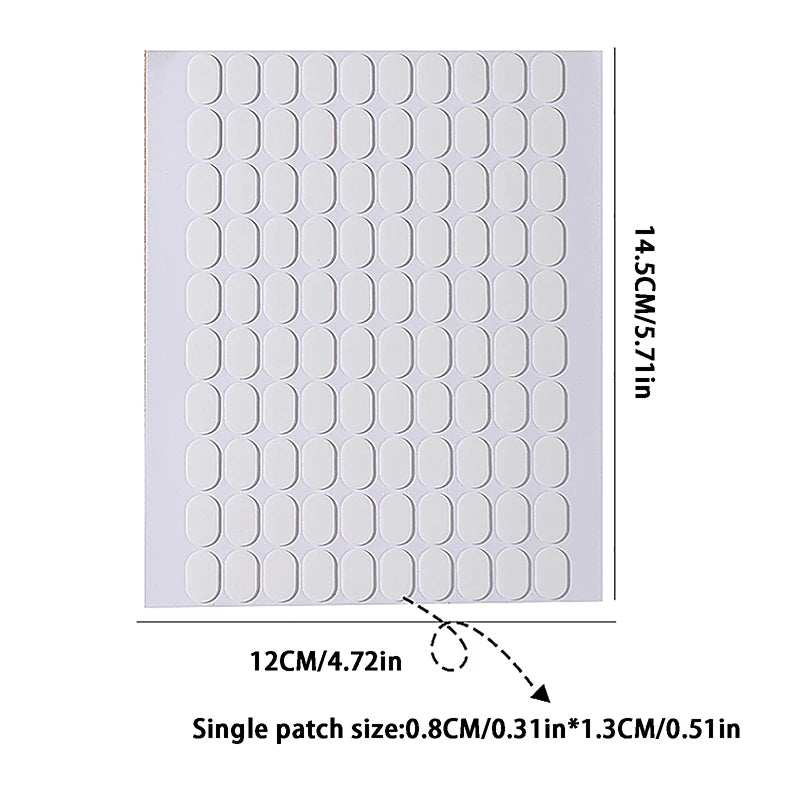 100-Pc Nail Double-Sided Adhesive Tape | False Nail Display Nail Adhesive Tape QXL