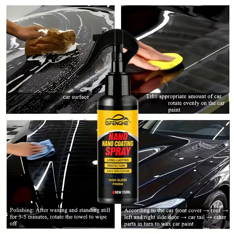 Nano Coating Spray | Mirror Gloss Car Paint Protection – QXL Car Coating Spray QXL