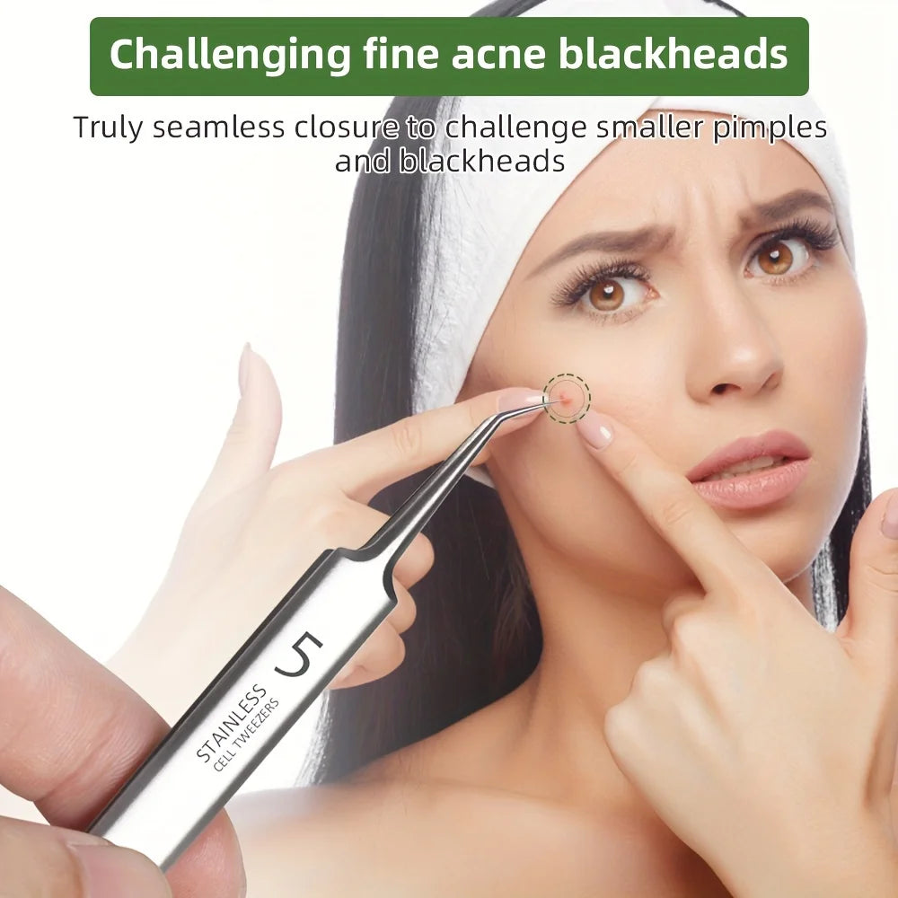3-Piece Stainless Steel Facial Pore Cleansing Tool Set Pore Cleansing Tool Set QXL