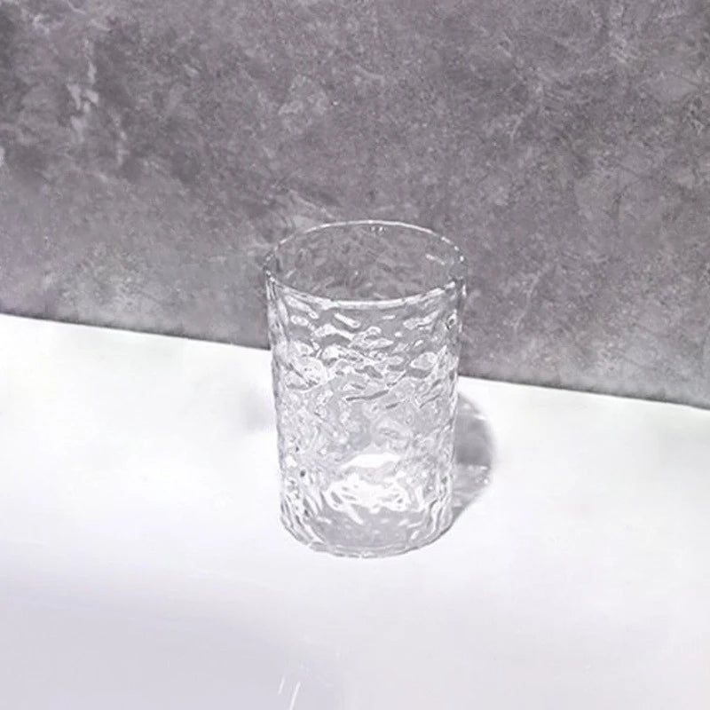 Transparent Plastic Toothbrush Cup with Handle | Bathroom Mug Bathroom Toothbrush Cup QXL Clear