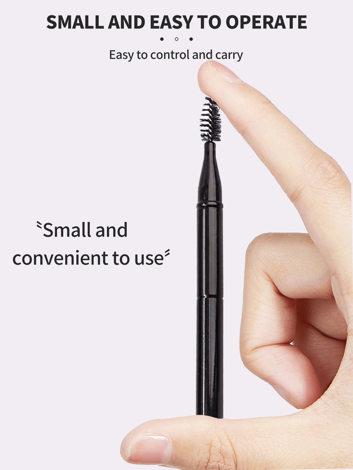 Bendable Eyelash & Eyebrow Brush with Cover – Men & Women Eyebrow & Lash Brush QXL