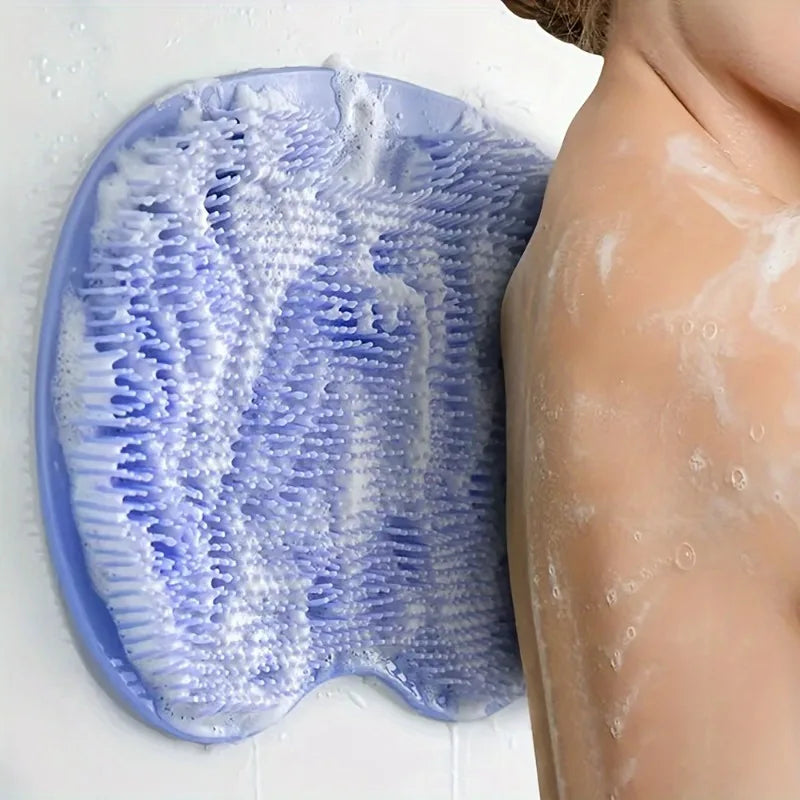 Anti-Slip Foot & Back Bath Scrubber Exfoliating Pad 30x23cm Bath Scrubber Pad QXL
