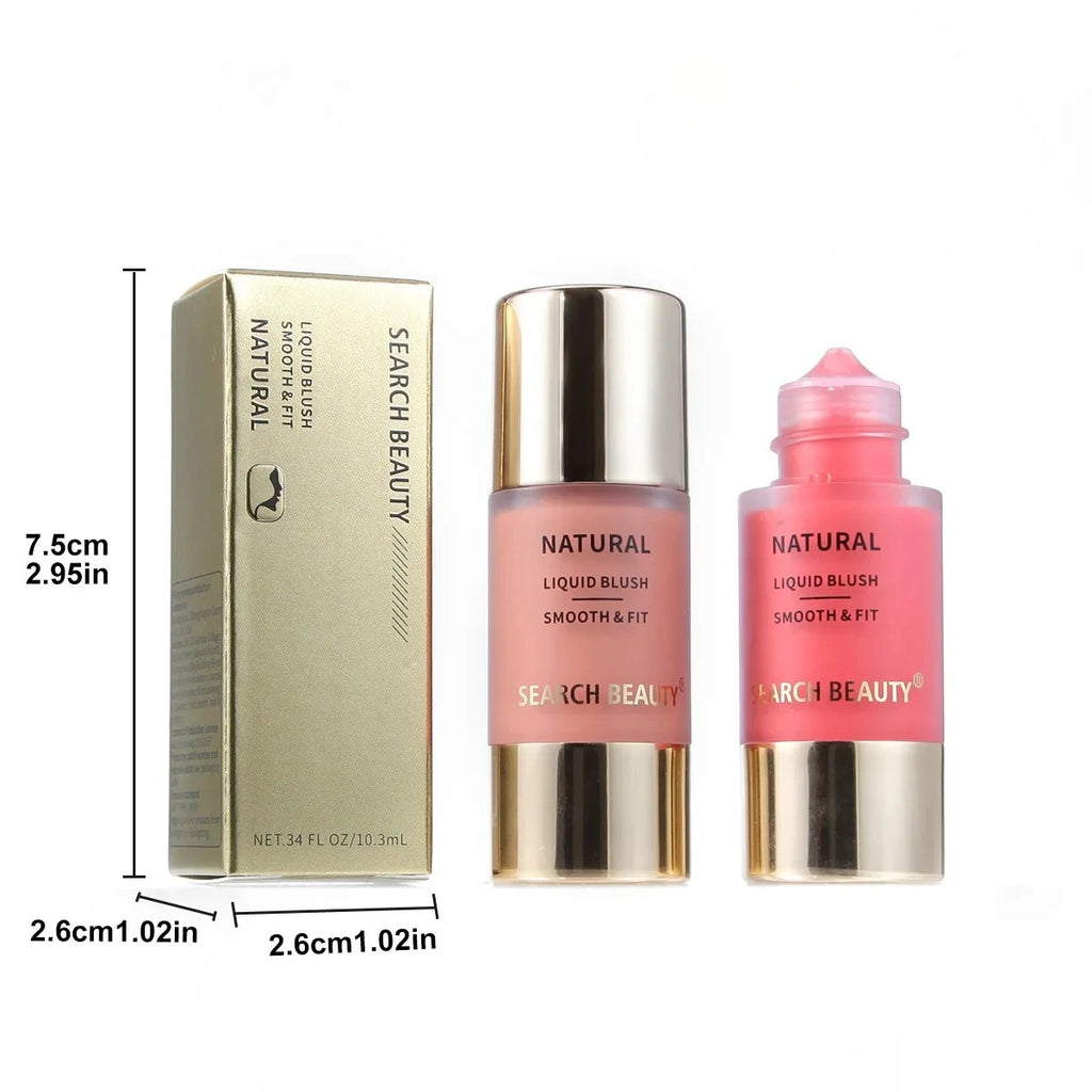 Dewy Natural Liquid Blush | Multi-Use Cheeks & Lips Tint Liquid Blush QXL