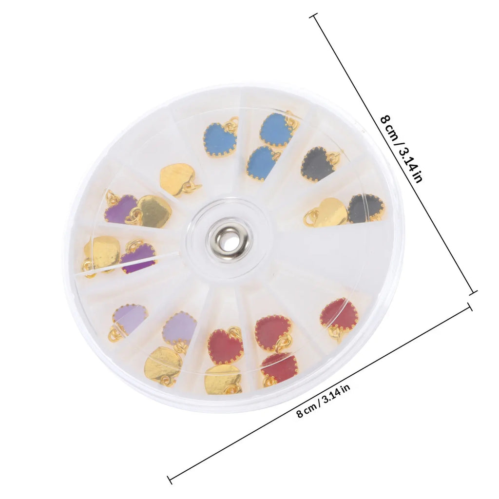 Zodiac Alloy Nail Art Charms Set | DIY Manicure Pendants Nail Art Charms QXL