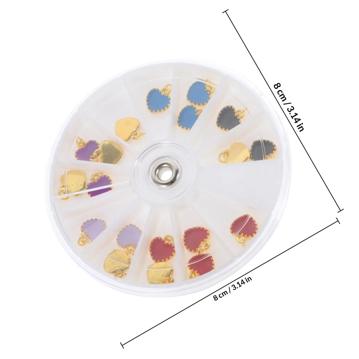 Zodiac Alloy Nail Art Charms Set | DIY Manicure Pendants Nail Art Charms QXL
