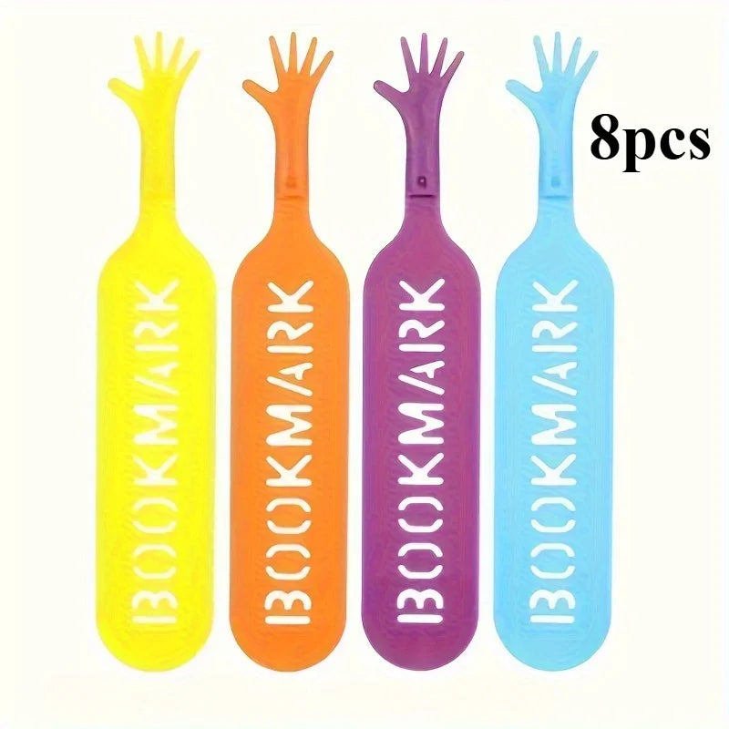 Creative Finger Bookmarks | Fun Page Markers for Book Lovers Novelty Bookmarks QXL 8pcs