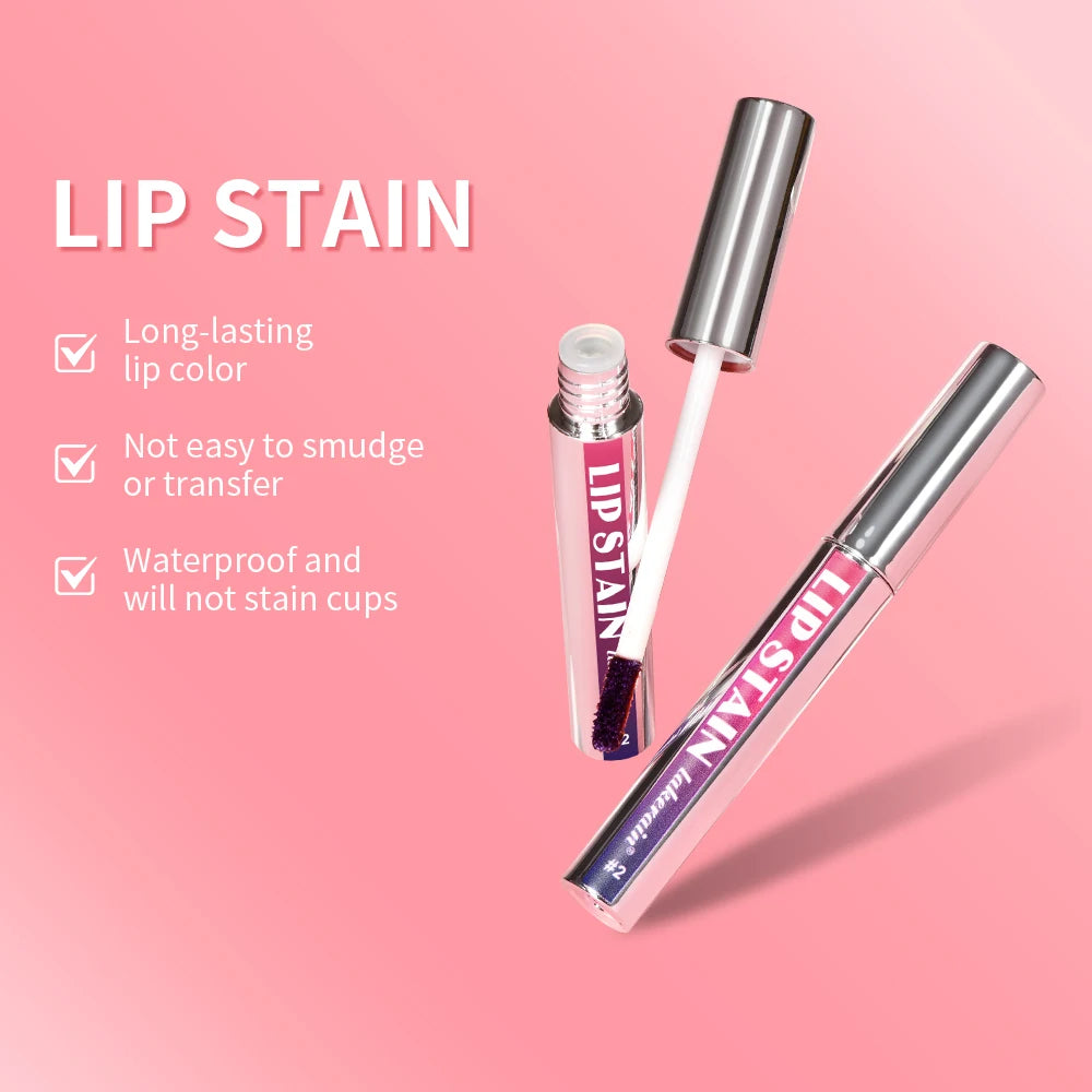 Matte Peel-Off Lip Tint Stain | Long-Lasting Liquid Lipstick Matte Lip Tint QXL