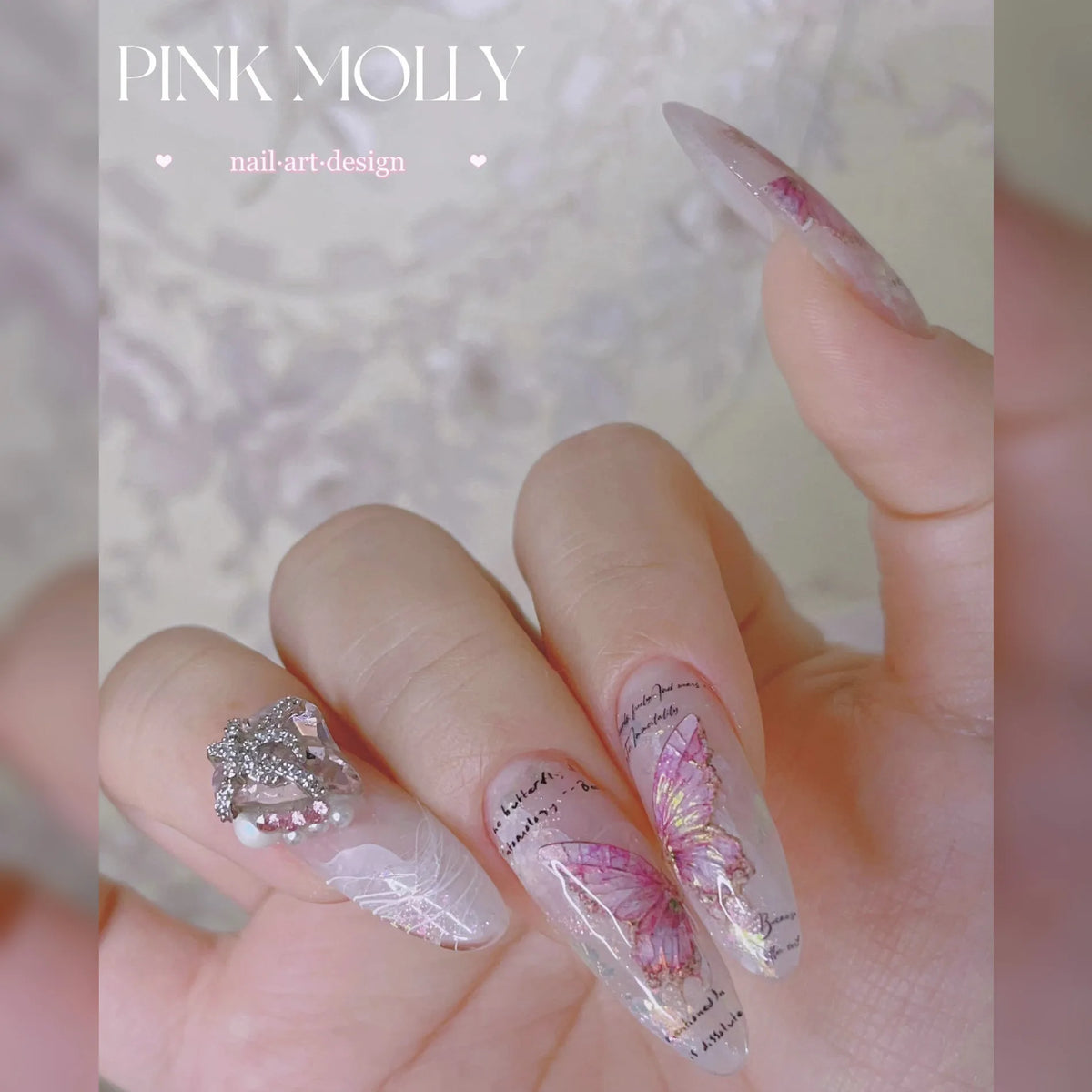 5D Embossed Strawberry Nail Stickers | Cute Nail Art Decals Nail Art Stickers QXL