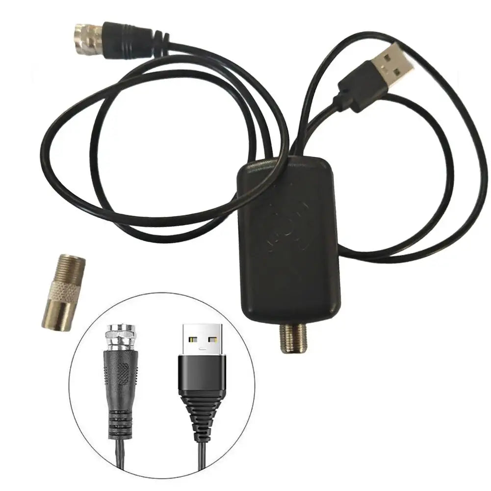 4K HD Digital TV Antenna Amplifier | High-Gain Signal Booster TV Antenna Amplifier QXL