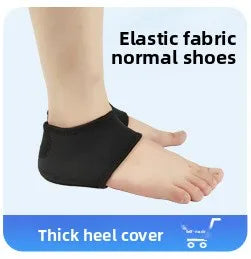Breathable Silicone Gel Heel Cushion Cup Shoe Insert Sleeve Heel Cushion Insert QXL