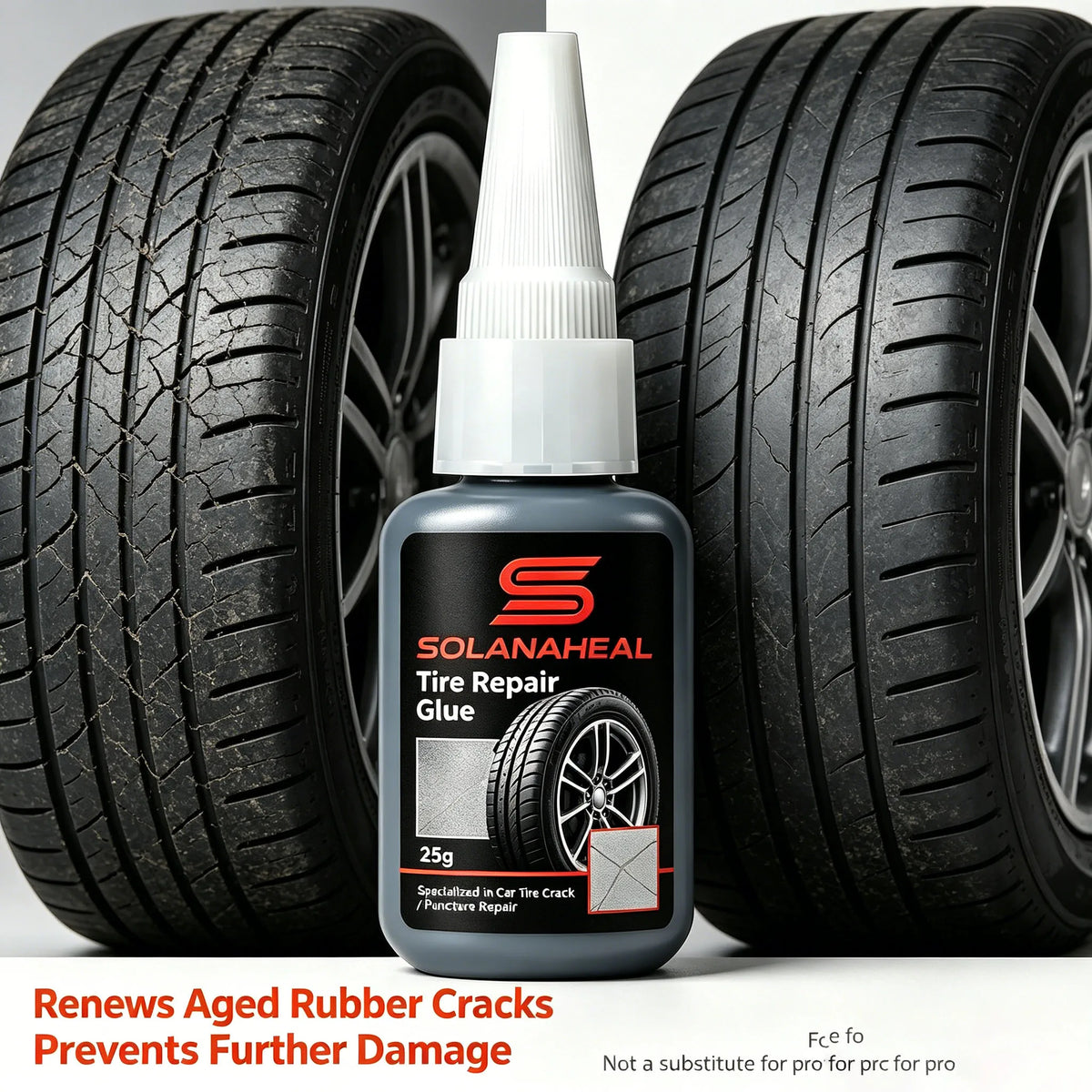 Tire Repair Adhesive | Car Tire Crack & Puncture Sealant Tire Repair Adhesive QXL