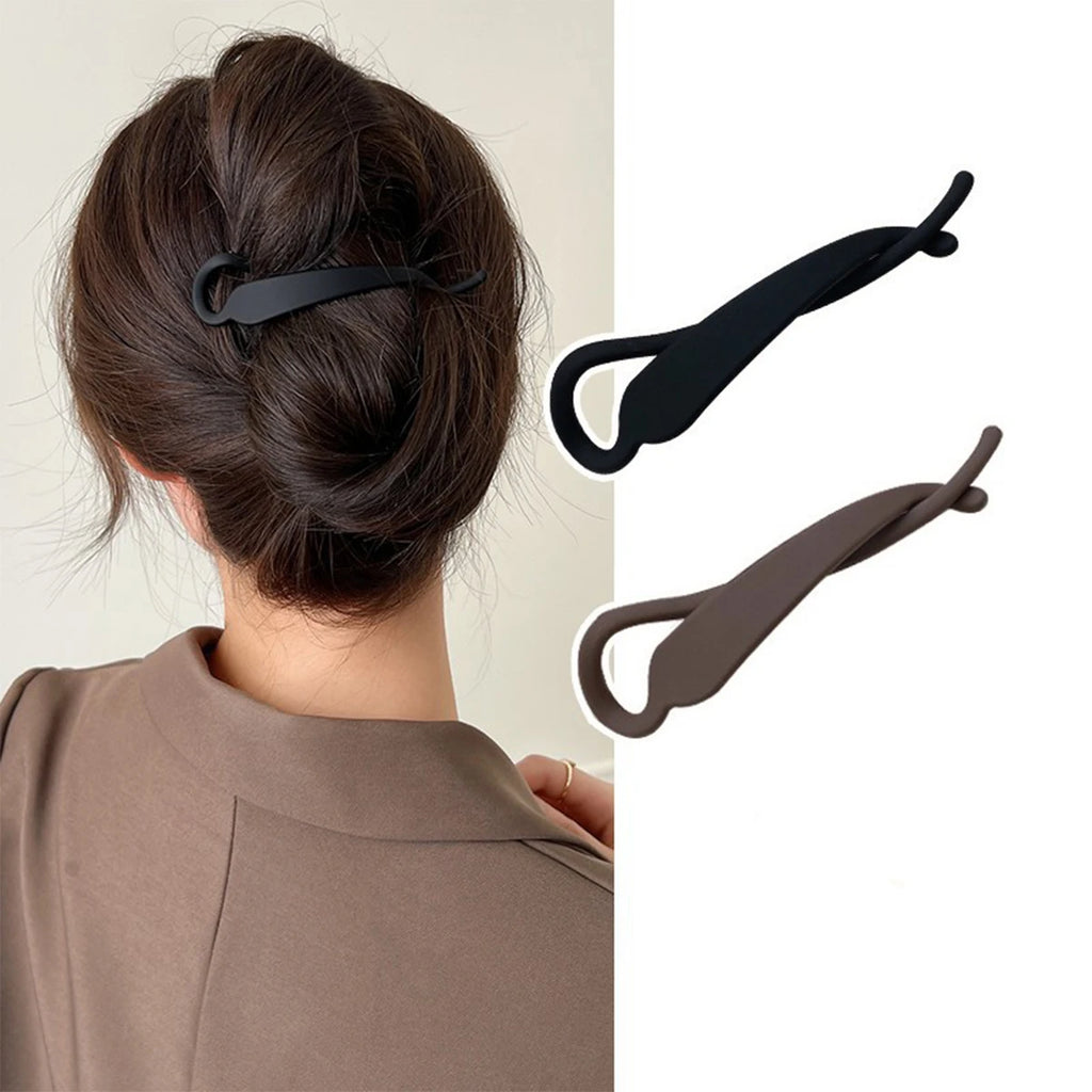 Banana Clip Vertical Ponytail Hair Clip for Women | Elegant Banana Hair Clip QXL