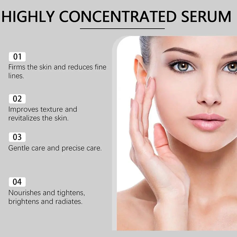 Daily Firming Facial Serum | Hydrating & Brightening 30ml Facial Serum QXL