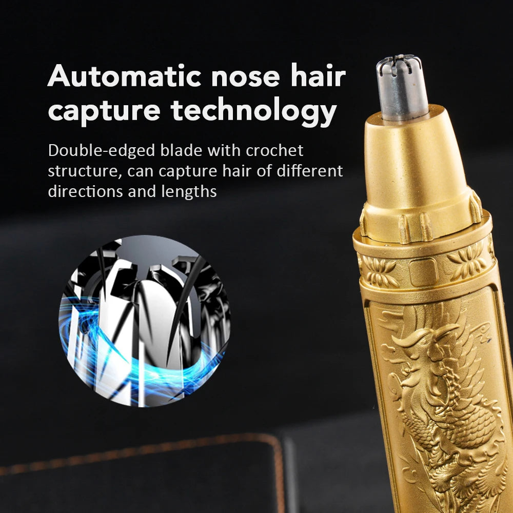 Ms.Dear Electric Nose & Ear Hair Trimmer | 18-Blade USB-C Nose & Ear Trimmer QXL