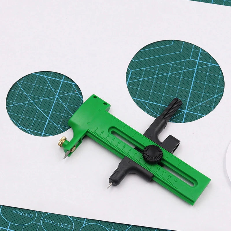 Adjustable Circle Cutter for Paper, Fabric & Scrapbook DIY Circle Cutting Tool QXL